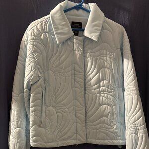 Urban Outfitters Baby Blue Quilted Jacket